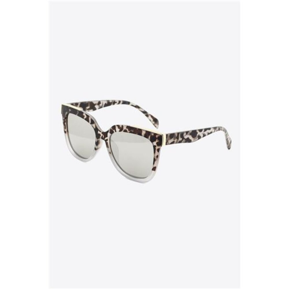 Tortoiseshell Polycarbonate Frame Full Rim Sunglasses